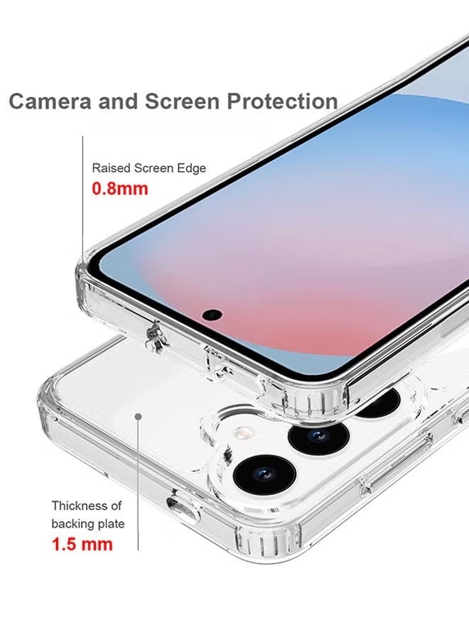 Tersely Case for Samsung Galaxy S25 FE 5G 2025, Magnetic Cover Compatible with MagSafe, Hard Back Slim Shockproof Bumper, Support Wireless Charging - Image 2